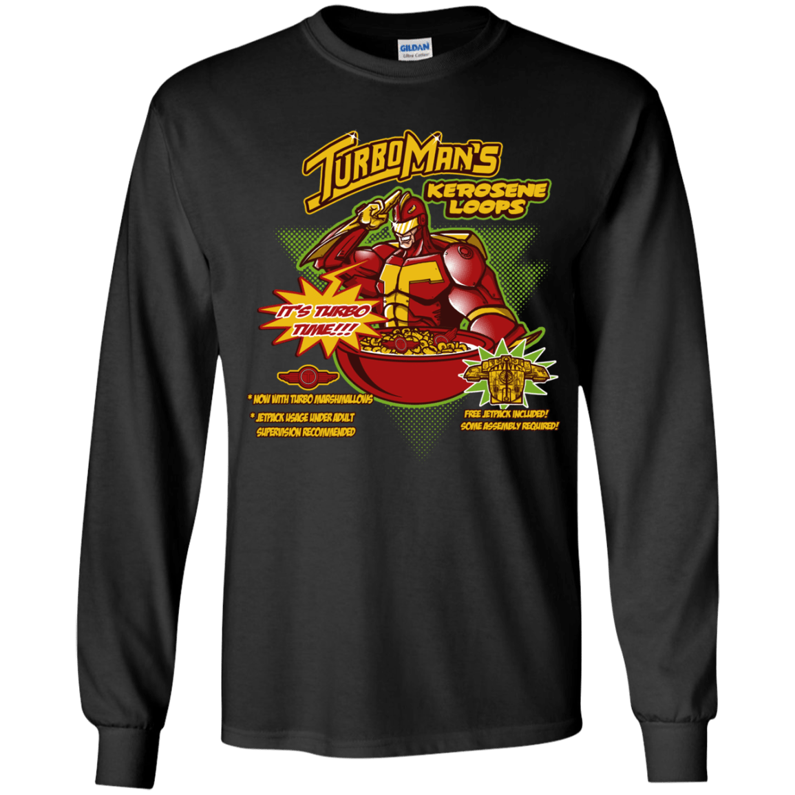 T-Shirts Black / YS Kerosene Loops Youth Long Sleeve T-Shirt