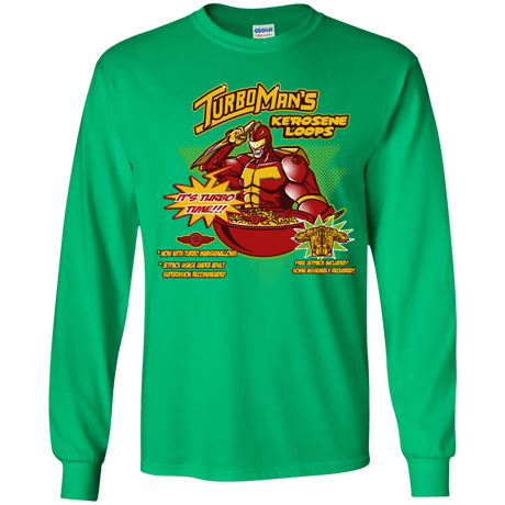 T-Shirts Irish Green / YS Kerosene Loops Youth Long Sleeve T-Shirt