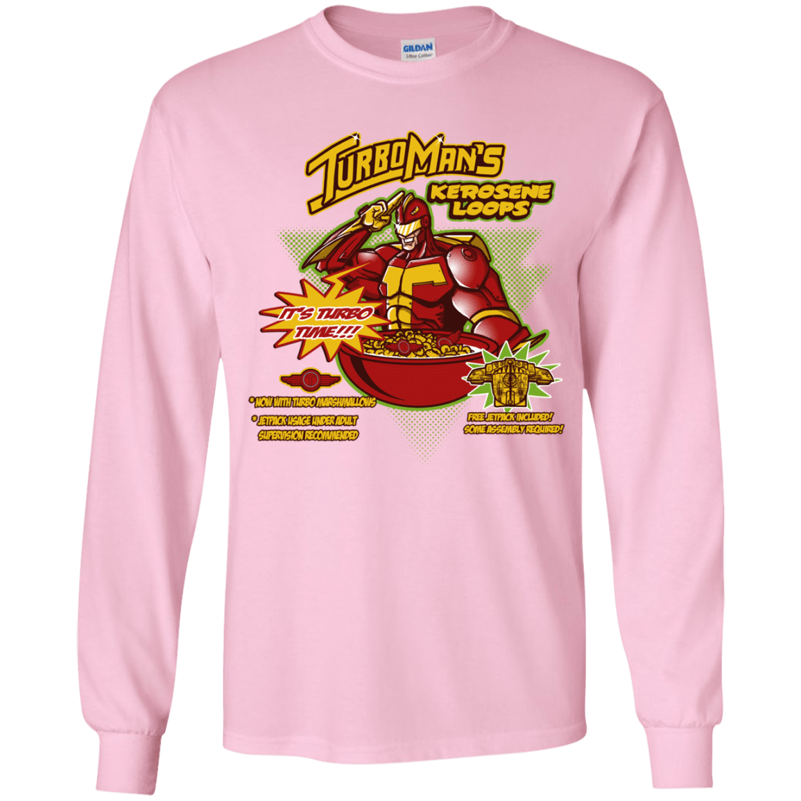 T-Shirts Light Pink / YS Kerosene Loops Youth Long Sleeve T-Shirt