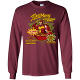 T-Shirts Maroon / YS Kerosene Loops Youth Long Sleeve T-Shirt