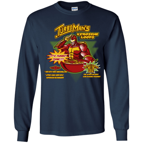T-Shirts Navy / YS Kerosene Loops Youth Long Sleeve T-Shirt