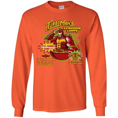 T-Shirts Orange / YS Kerosene Loops Youth Long Sleeve T-Shirt