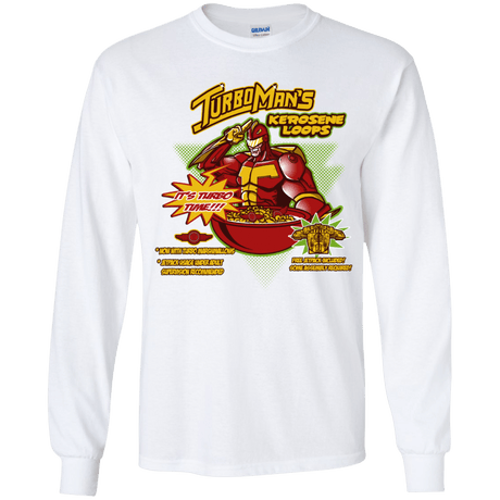 T-Shirts White / YS Kerosene Loops Youth Long Sleeve T-Shirt