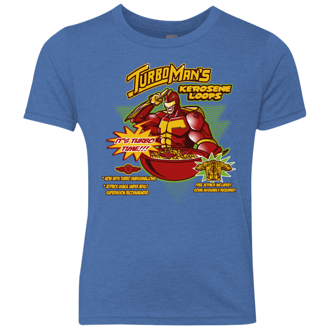 T-Shirts Vintage Royal / YXS Kerosene Loops Youth Triblend T-Shirt