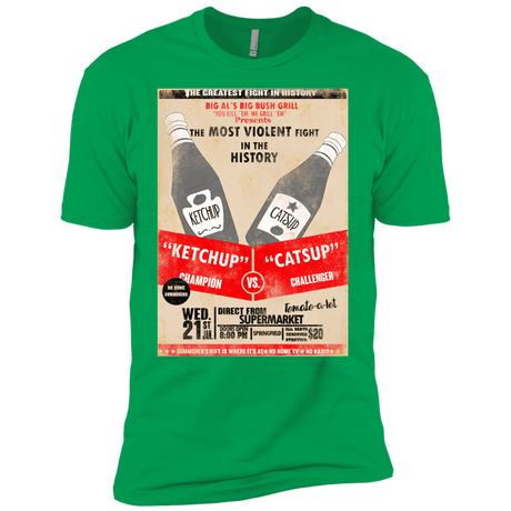 T-Shirts Kelly Green / YXS Ketchup vs Catsup Boys Premium T-Shirt