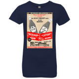 T-Shirts Midnight Navy / YXS Ketchup vs Catsup Girls Premium T-Shirt