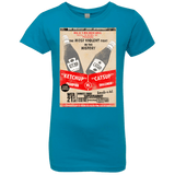 T-Shirts Turquoise / YXS Ketchup vs Catsup Girls Premium T-Shirt