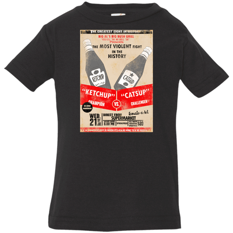 T-Shirts Black / 6 Months Ketchup vs Catsup Infant Premium T-Shirt