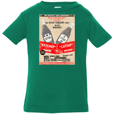 T-Shirts Kelly / 6 Months Ketchup vs Catsup Infant Premium T-Shirt