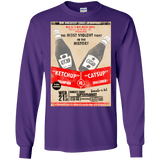 T-Shirts Purple / S Ketchup vs Catsup Men's Long Sleeve T-Shirt