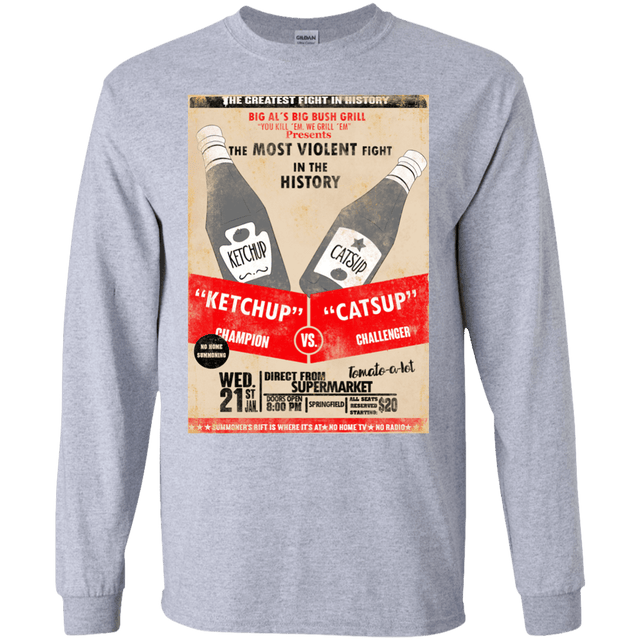 T-Shirts Sport Grey / S Ketchup vs Catsup Men's Long Sleeve T-Shirt