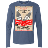 T-Shirts Indigo / S Ketchup vs Catsup Men's Premium Long Sleeve