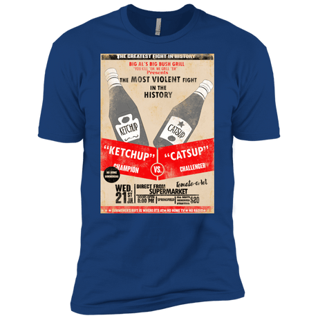 T-Shirts Royal / X-Small Ketchup vs Catsup Men's Premium T-Shirt