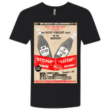 T-Shirts Black / X-Small Ketchup vs Catsup Men's Premium V-Neck