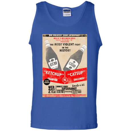T-Shirts Royal / S Ketchup vs Catsup Men's Tank Top