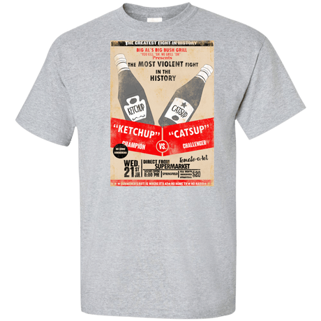 T-Shirts Sport Grey / XLT Ketchup vs Catsup Tall T-Shirt