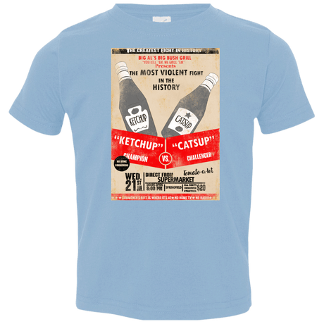 T-Shirts Light Blue / 2T Ketchup vs Catsup Toddler Premium T-Shirt