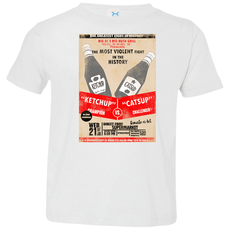 T-Shirts White / 2T Ketchup vs Catsup Toddler Premium T-Shirt