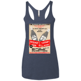 T-Shirts Vintage Navy / X-Small Ketchup vs Catsup Women's Triblend Racerback Tank