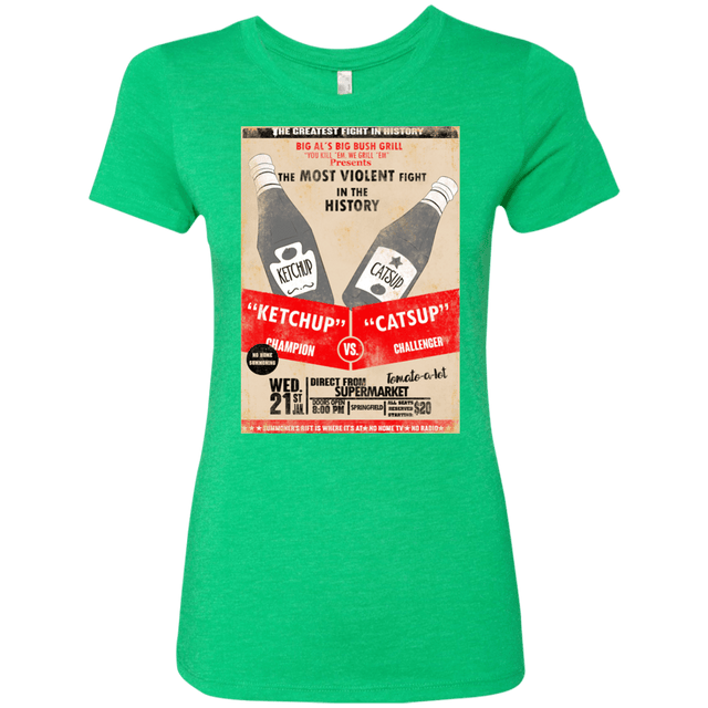 T-Shirts Envy / S Ketchup vs Catsup Women's Triblend T-Shirt
