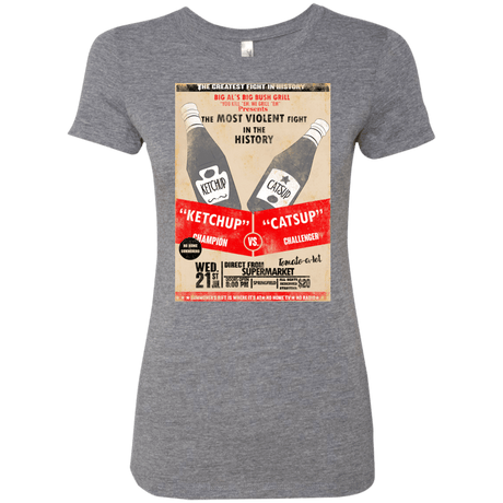 T-Shirts Premium Heather / S Ketchup vs Catsup Women's Triblend T-Shirt