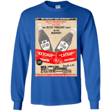 T-Shirts Royal / YS Ketchup vs Catsup Youth Long Sleeve T-Shirt