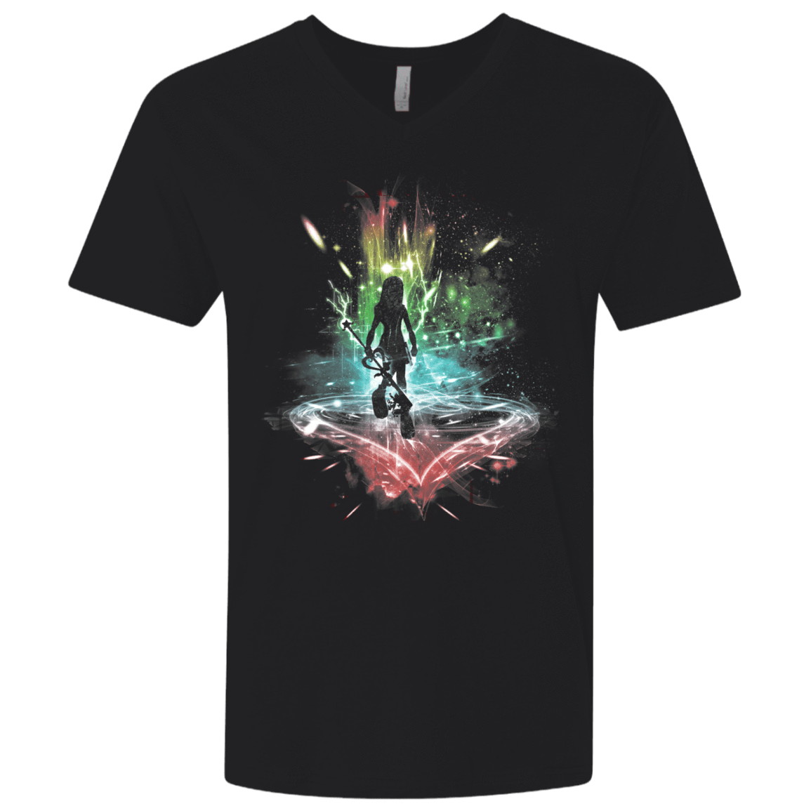 T-Shirts Black / X-Small Key to the Heart Men's Premium V-Neck