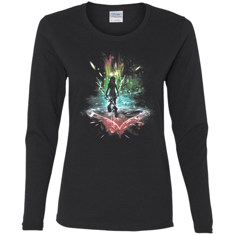 T-Shirts Black / S Key to the Heart Women's Long Sleeve T-Shirt