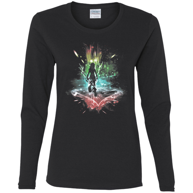 T-Shirts Black / S Key to the Heart Women's Long Sleeve T-Shirt