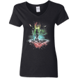 T-Shirts Black / S Key to the Heart Women's V-Neck T-Shirt