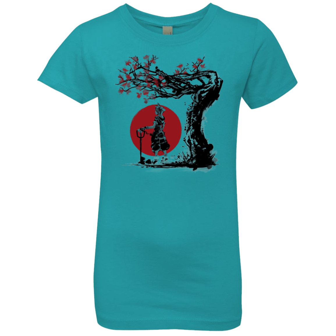 T-Shirts Tahiti Blue / YXS Keyblade Wielder Girls Premium T-Shirt