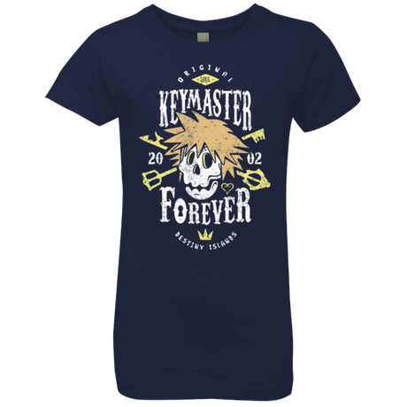 T-Shirts Midnight Navy / YXS Keymaster Forever Girls Premium T-Shirt