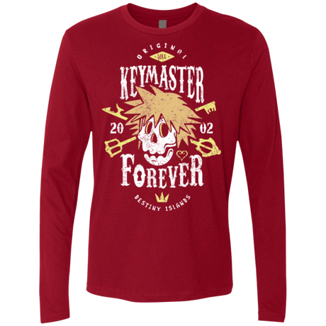 T-Shirts Cardinal / Small Keymaster Forever Men's Premium Long Sleeve