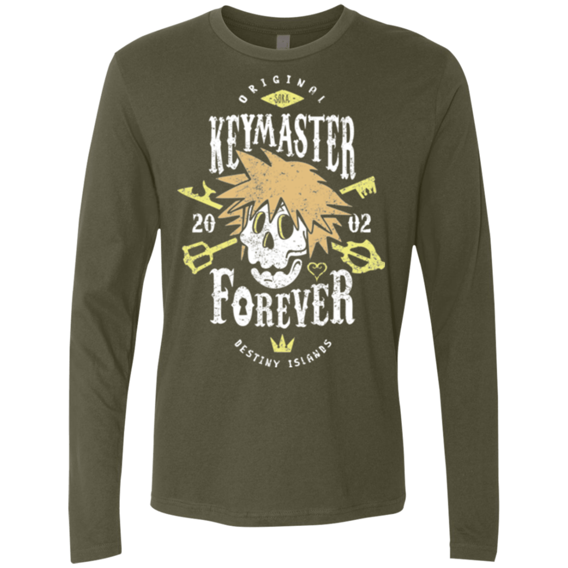 T-Shirts Military Green / Small Keymaster Forever Men's Premium Long Sleeve