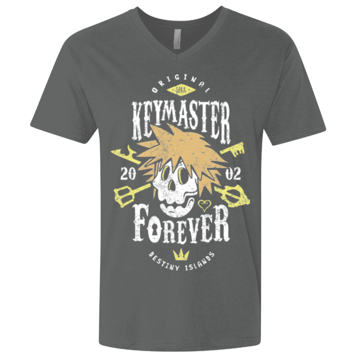 T-Shirts Heavy Metal / X-Small Keymaster Forever Men's Premium V-Neck
