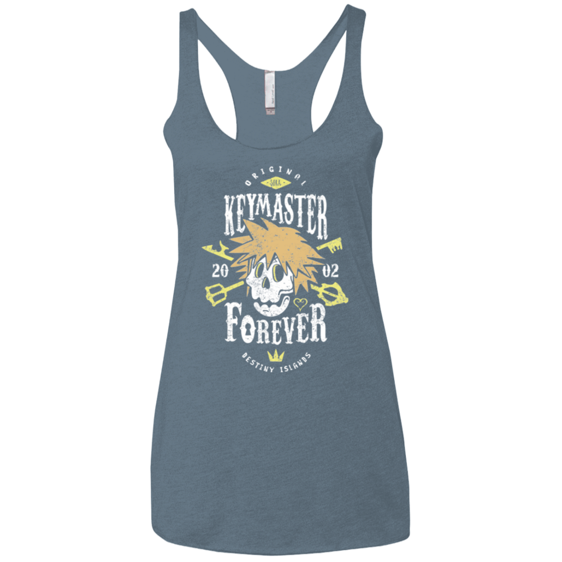 T-Shirts Indigo / X-Small Keymaster Forever Women's Triblend Racerback Tank