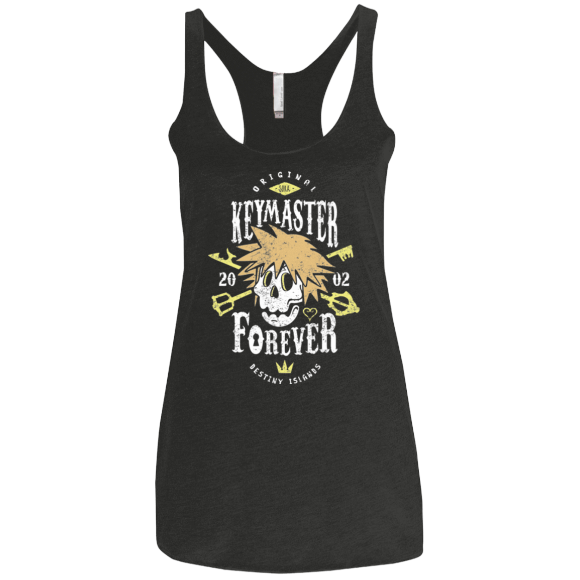 T-Shirts Vintage Black / X-Small Keymaster Forever Women's Triblend Racerback Tank