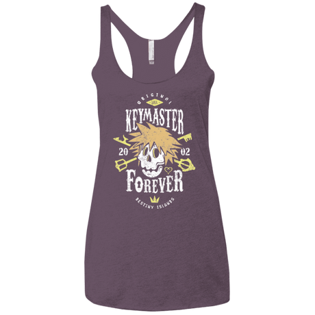 T-Shirts Vintage Purple / X-Small Keymaster Forever Women's Triblend Racerback Tank