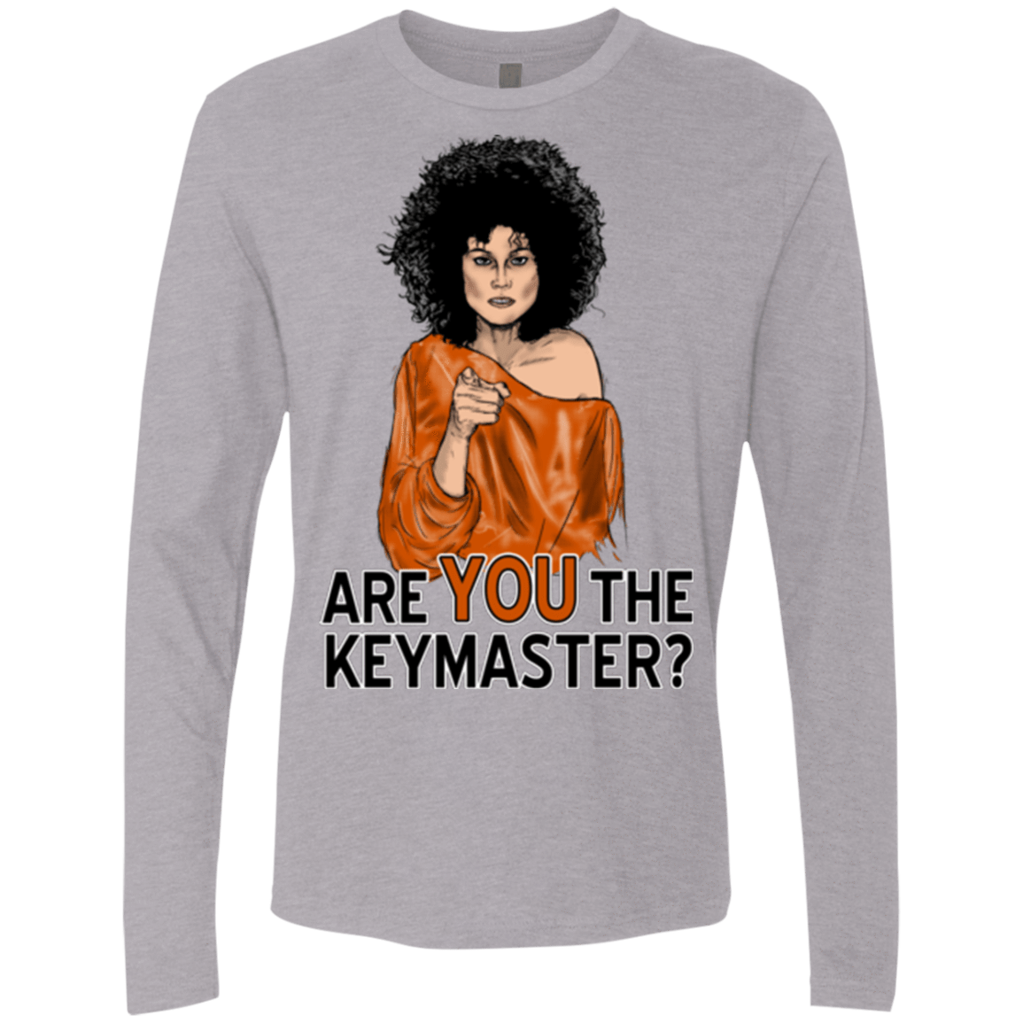 T-Shirts Heather Grey / Small Keymaster Men's Premium Long Sleeve