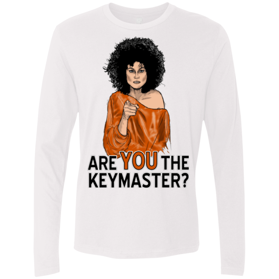 T-Shirts White / Small Keymaster Men's Premium Long Sleeve