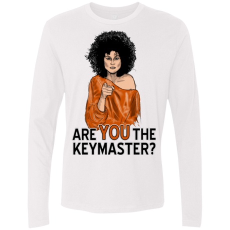 T-Shirts White / Small Keymaster Men's Premium Long Sleeve