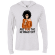 T-Shirts Heather White / X-Small Keymaster Triblend Long Sleeve Hoodie Tee