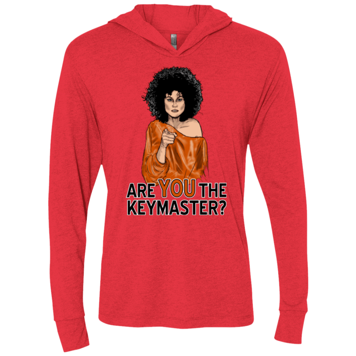 T-Shirts Vintage Red / X-Small Keymaster Triblend Long Sleeve Hoodie Tee