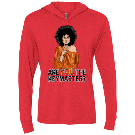 T-Shirts Vintage Red / X-Small Keymaster Triblend Long Sleeve Hoodie Tee