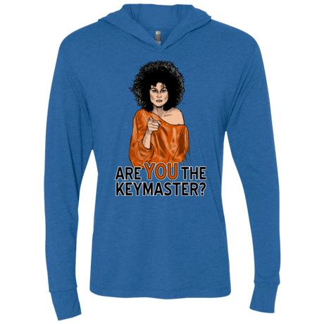 T-Shirts Vintage Royal / X-Small Keymaster Triblend Long Sleeve Hoodie Tee