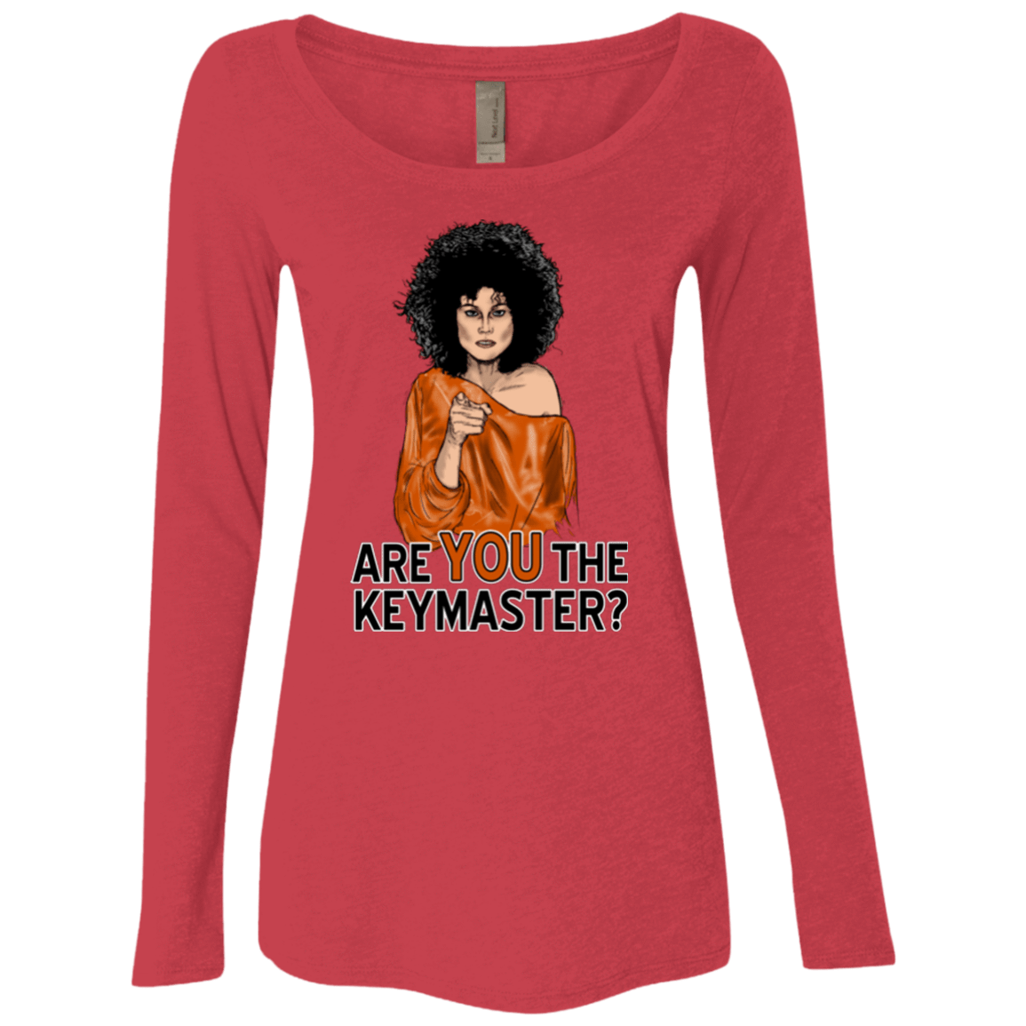 T-Shirts Vintage Red / Small Keymaster Women's Triblend Long Sleeve Shirt