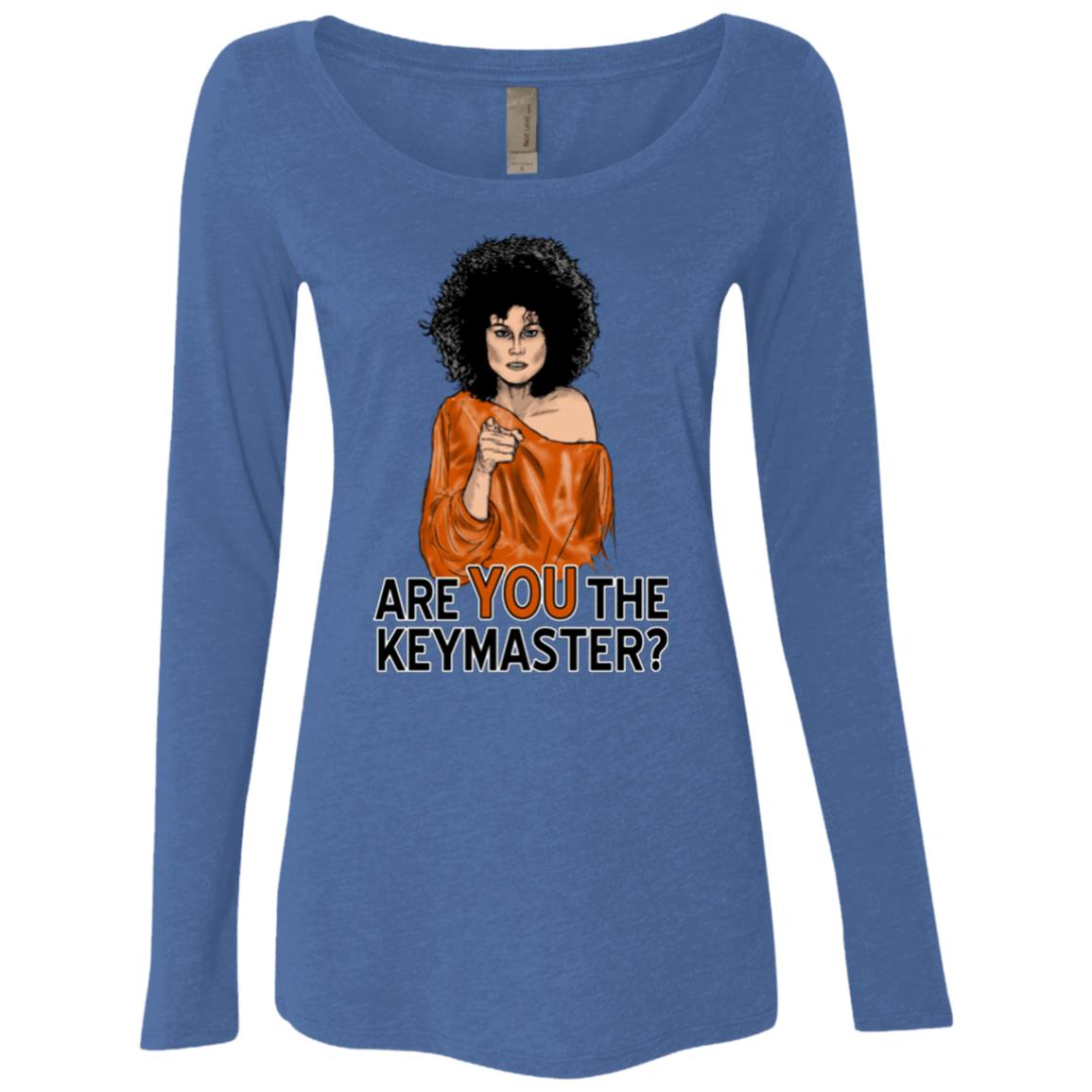 T-Shirts Vintage Royal / Small Keymaster Women's Triblend Long Sleeve Shirt