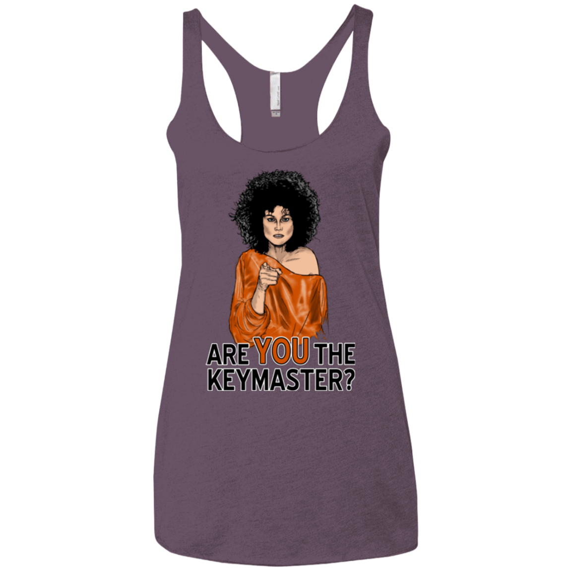 T-Shirts Vintage Purple / X-Small Keymaster Women's Triblend Racerback Tank