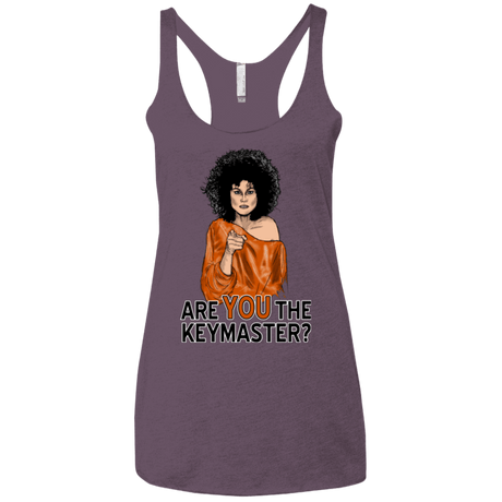 T-Shirts Vintage Purple / X-Small Keymaster Women's Triblend Racerback Tank