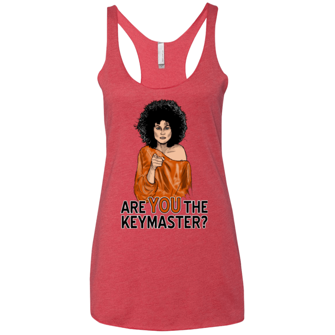 T-Shirts Vintage Red / X-Small Keymaster Women's Triblend Racerback Tank